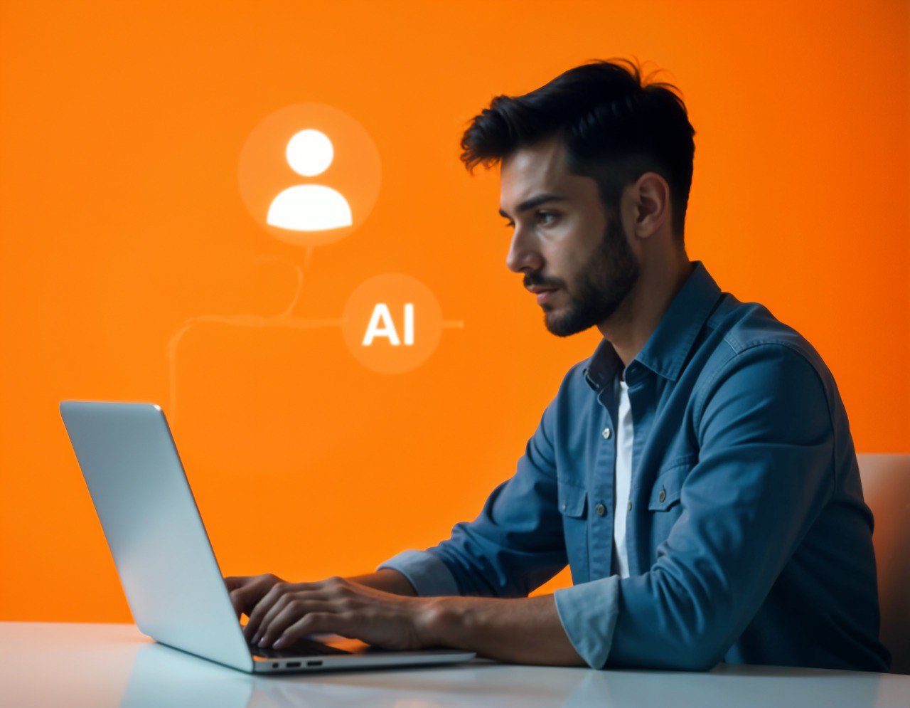 AI Robot Illustration
